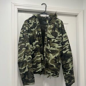 Camouflage Hooded Jacket